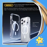 Remax RMC-2 Crystal Series Magnetic Premium Phone Case Anti Yellowing Case for IPh 17, IPh 17 Pro & 