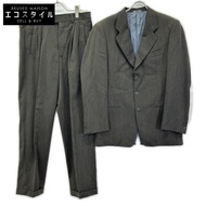 Armani Collezioni 4467/2 炭灰色羊毛 3B 單件兩件組 7 碼 [二手]