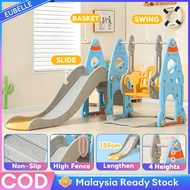 Slide for kids slide With Swing Playground Indoor Mini Slide For Kids Permainan Papan Gelongsor 秋千滑梯