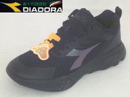 ☆☆☆綿綿鞋舖二館☆☆☆【DIADORA】男鞋 超輕跑鞋 重量310g 中長距離跑步及健走 黑色 防止外翻的康特杯