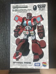 Medicom Bape Play x Transformer Optimus Prime Bearbrick’s Red 變形金剛柯柏文