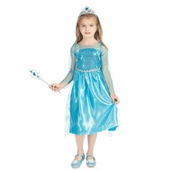 Elsa Dress for Kids Frozen Elsa Costume Dress for Kids Girls Birthday Costume For Baby Girl 3-10 Years old