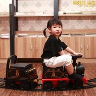 兒童益智玩具音樂軌道車四輪電動小火車套裝可坐人男女孩寶寶