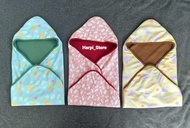 Selimut Bayi EDL Bahan Waffle Print Topi 75 × 75 Cm (SNI)