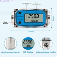 [LUMY]Turbine Flow Meter Lcd Digital Display High Accuracy 0.5 Percent For Diesel Fuel【Ready Stock】