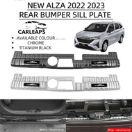 Carleaps Perodua alza new 2022 2023 rear bumper Inner sill plate accessories new alza facelift