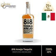 818 Añejo Tequila – 40% ABV, expertly crafted