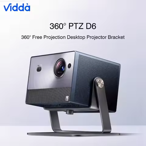 Universal for Vidda Pan Tilt D6 Projector Bracket 360 ° Omni directional Desktop Pan Tilt Bracket fo