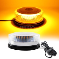 Car Roof Strobe Light 24 LED Police Fire Truck Flash Beacon Flashing Emergency Warning Light Lamp Amber Red Blue DC12V 24V