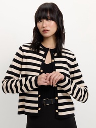 [Pomelo] คาร์ดิแกนลายทาง / Striped Cardigan