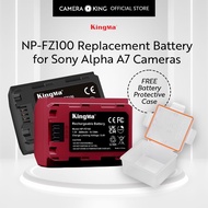 [KingMa] NP-FZ100 Replacement Battery for Sony Cameras Alpha A7 III, A7R III and more using FZ100 Ba