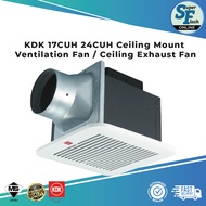 KDK 17CUH | 24CUH Ceiling Mounted Ventilation Fan Steel Type | Ceiling Exhaust Fan