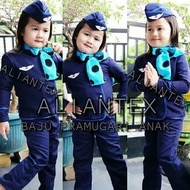 HIJAB CHILDREN'S FLIGHT ATTENDANT COSTUME KS CHILDREN'S FLIGHT ATTENDANT CLOTHES/