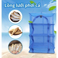 4-LAYER NET CAGE FOR DRYING FOOD, DRYING DRIED FISH, CONVENIENT INSECTS, DOGS AND CATS - FOLDABLE DR