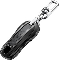 ontto PC Car Key fob Cover Fit for Porsche 718 911 Carrera 918 Spyder Boxster 981 Cayenne 92A Cayman