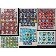 Pokemon Tretta Normal and Great Class Chips Ver05, U3, U4, Z1, Z2, Z3, Z4