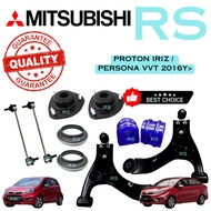 20 Item Combo Set FRONT Suspension Part Proton Iriz, Persona VVT 16Y> Lower Arm Absorber Mounting Li