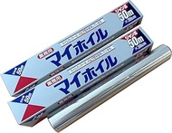 UACJ Foil Aluminum Foil, Width 11.8 inches (30 cm) x Length 196.6 ft (50 m), Set of 2, No Sorting Re
