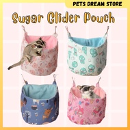 Sugar glider hanging bed sleeping pouch small animal side bed large hammock bag sugar glider bunkbed