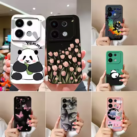 For Infinix GT 10 Pro 20 Pro Case Lovlely Panda Phone Cover For GT20Pro Coques GT10 Pro Shell Soft S