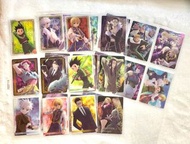 Hunter X Hunter 全職獵人 Bandai 餅卡 食玩卡 收藏卡 餅咭 膠卡 閃卡 第一彈 全套 sp 岡 小杰 基路亞 奇犽 古拿比嘉 酷拉皮卡 希索加 西索