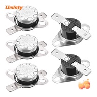 UMISTY 5pcs Thermostat, Normally Closed Snap Disc Temperature Switch, Durable KSD301 N.C Adjust 120°C/248°F Temperature Controller