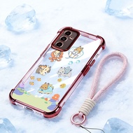 VRQR Cover for Samsung Galaxy A56 A36 A26 A16 A55 A35 A25 A15 A54 A34 A24 A14 5G 4G Animal Gathering