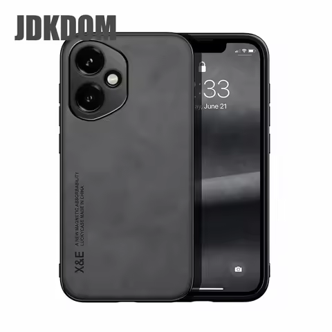 JDKDOM Skin Feel Leather Shockproof Magnetic Phone Case For Honor 500 400 Lite Smart 300 X70 X70i X7