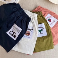 【Boy Shorts】(10-30kg) Kid Boy Cartoon Labeling Shorts Summer Thin Fashion Korean Boy Shorts