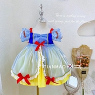 2023 Snow White Dress Baby One Year Old Dress Dress Girl Lolita Pettiskirt Birthday 4.1