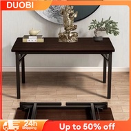 【Free Installation】Foldable Table – Folding Computer Desk, Dining & Study Table for Home, Banquet an