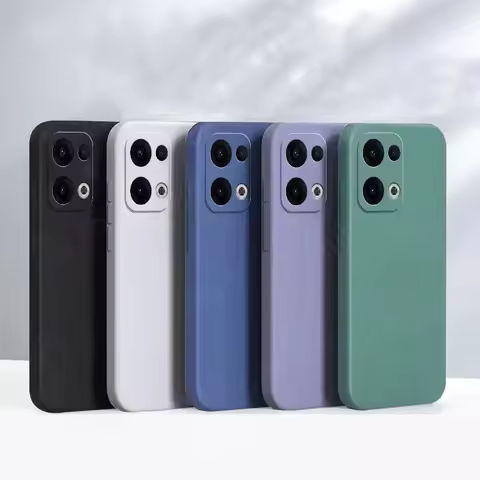 For OPPO Reno 13 Case For OPPO Reno13 Pro Cover Funda Coque Original Liquid Silicone Soft TPU Phone 