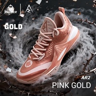 RIGORER Austin Reaves AR2 “Pink Gold” Basketball Shoes Men's Professional Low-top Shockproof Practic