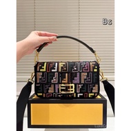 [1: 1 LOGO Correct Baguette] FD Fenjia Female Bag Baguette Colorful FF Embroidered Baguette Baguette