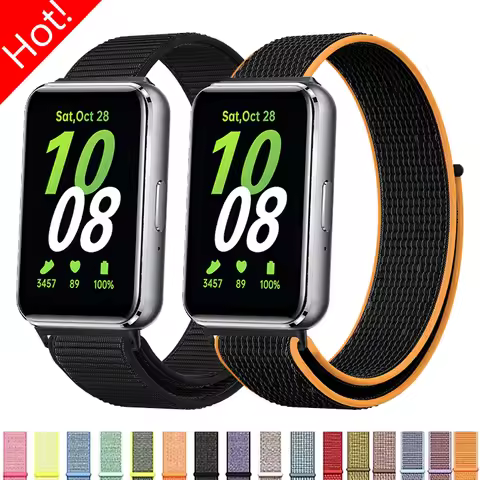 Quick Fit Nylon Strap for Samsung Galaxy Fit 3 Band Sports Bracelet Replacement for Galaxy Watch Fit