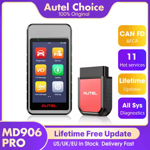 Autel MaxiDiag MD906 PRO Auto Scanner Tools Car Diagnostic Tool OBD2 Code Reader with CAN FD Upgrade