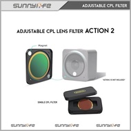 Sunnylife Dji Action 2 Magnetic Adjustable Cpl Filter Lens