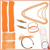 80s Headband Party Accessories Women Girls Outfit Prom Woman Miss dliyuanai