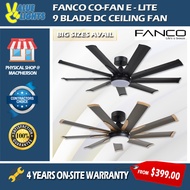 Fanco CO-FAN E-Lite Ceiling Fan 9 Blade Big