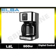 { READY STOCK / MALAYSIA SELLER } ELBA ECM-F1895(BK) COFFEE MAKER 1.8L (GLASS JUG)