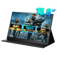 Touchscreen Portable Monitor 15.6 17.3 inch 2K 144Hz HDR 100% sRGB Dual Speaker Gaming Display for PC Laptop Xbox PS4 5 Switch