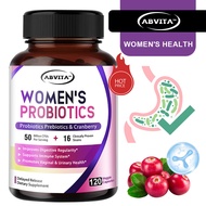 Women's Probiotic Supplement 50 Billion CFU With Prebiotic & Cranberry | Digestive & Immune Support