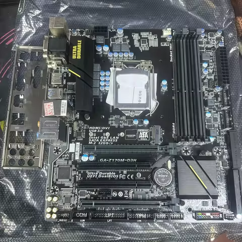 For Gigabyte GA-Z170M-D3H Desktop Motherboard Z170M D3H LGA 1151 DDR4 Mainboard 100% Tested OK Fully