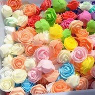 YONGWANG66ZX Artificial Flowers, 3cm 3.5cm Foam Rose Heads, Candy Box Handmade Artificial PE Foam Fl