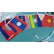 Decorative String Flags - Flags of Southeast Asian Countries (ASEAN)