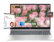 HP 15.6-inch Laptop Computer for Business - Windows 11 Pro, with Microsoft Office Lifetime License, 