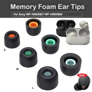 2Pairs/set Replacement Memory Foam EarTips For WF-1000XM4 WF-1000XM3 Eartips Anti Slip Earphone Earplugs