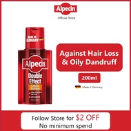 Alpecin Double Effect Caffeine Shampoo (200 ml) - Helps prevent hair loss and oily dandruff, for men