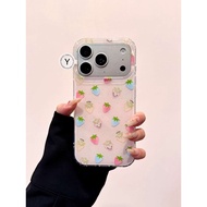 Spring Fresh Foundation Polka Dot Color Strawberry Suitable for iPhone17 16 15 14 13 Pro Max Phone C