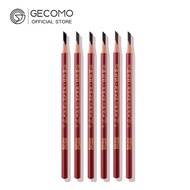 GECOMO Hard Core Eyebrow Pencil 6 Colors Optional Long-lasting Waterproof Eyebrow Pen